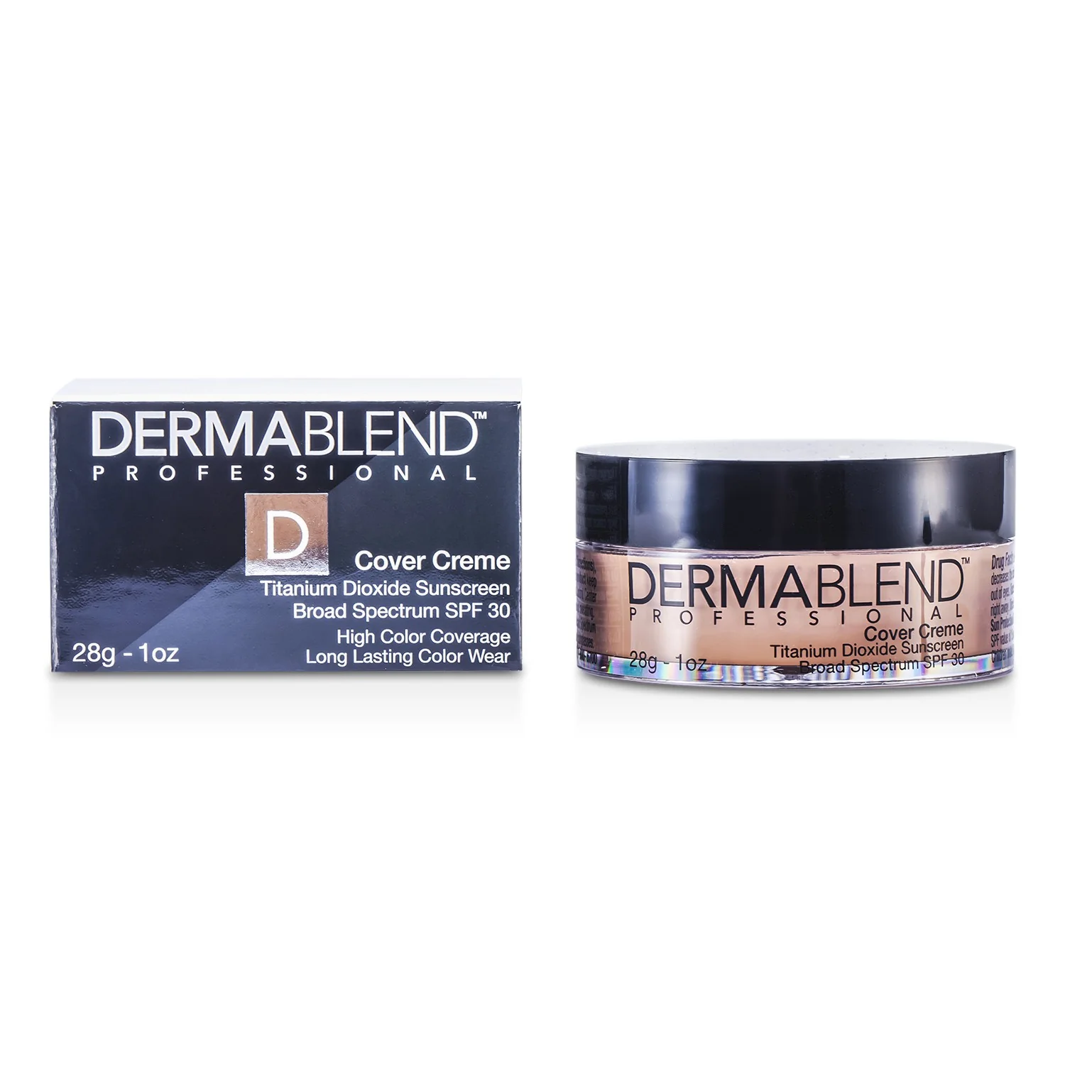 Dermablend Cover Creme Broad Spectrum SPF 30 (High Color Coverage) - Cool Beige  28g/1oz