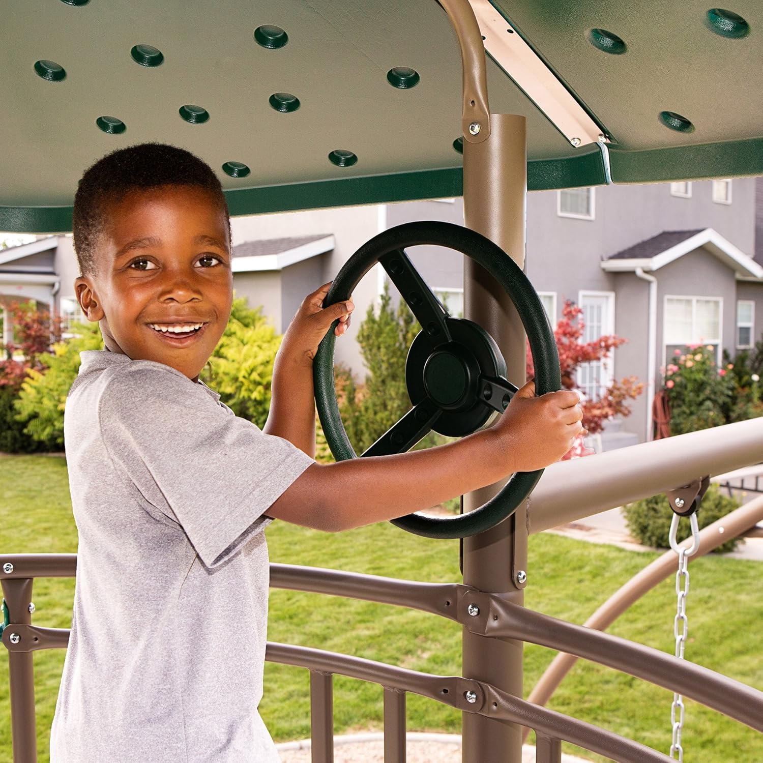Lifetime 290633 Adventure Tower Swing Set, Earthtone
