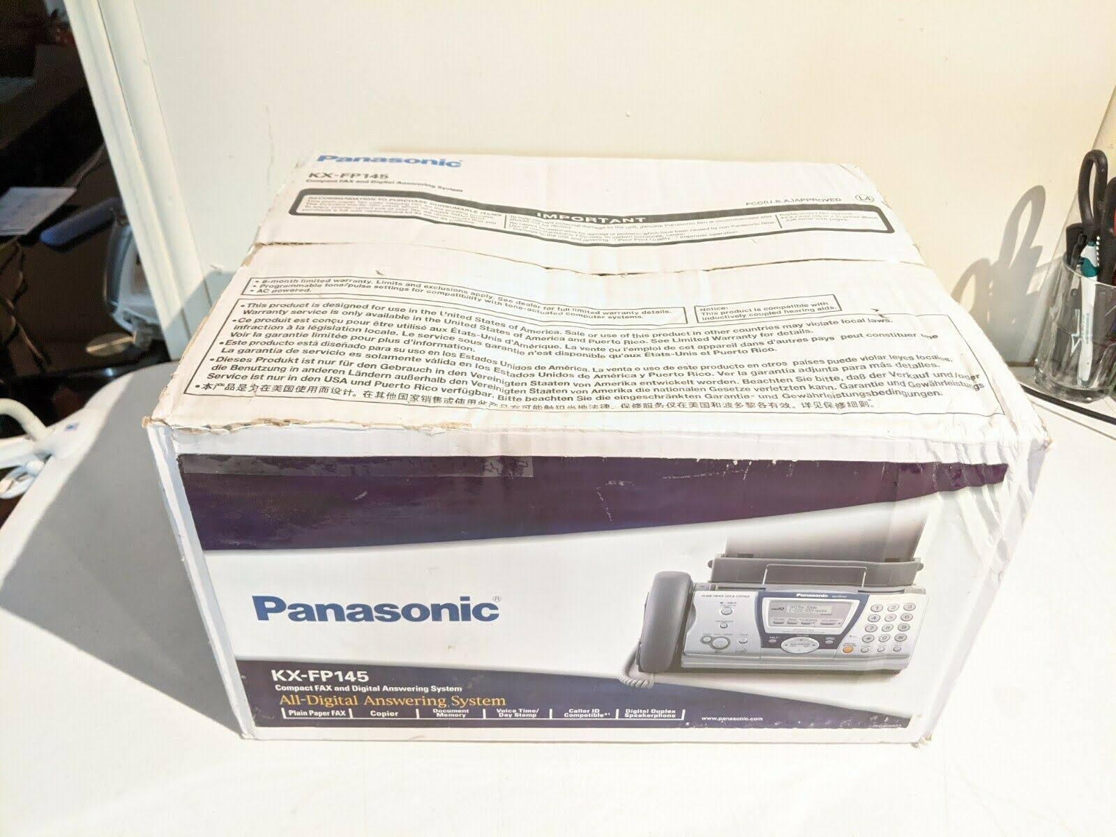 Panasonic KX-FP145 Slim-Design Fax Machine with Answering System