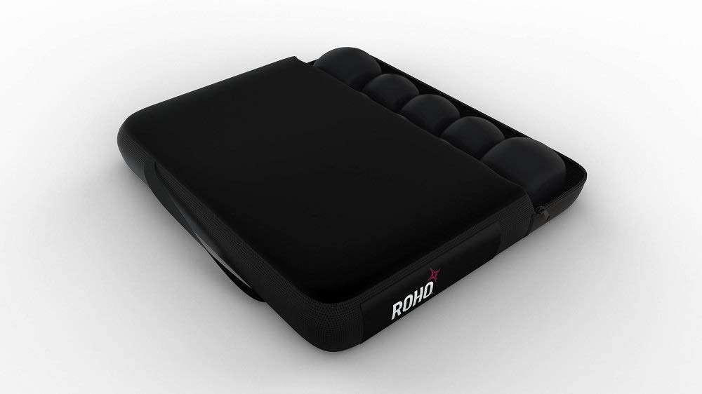 ROHO MOSAIC Cushion, Heavy Duty, Inflatable Seat Cushion for Office Chair, Wheelchair, Cars, Home Living, & Back Pain Support, Adjustable Cushion with Stretchable Cover & Non-Skid Bottom, 18 x 16