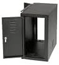 Global Industrial  Computer CPU Cabinet Side Cart, Black