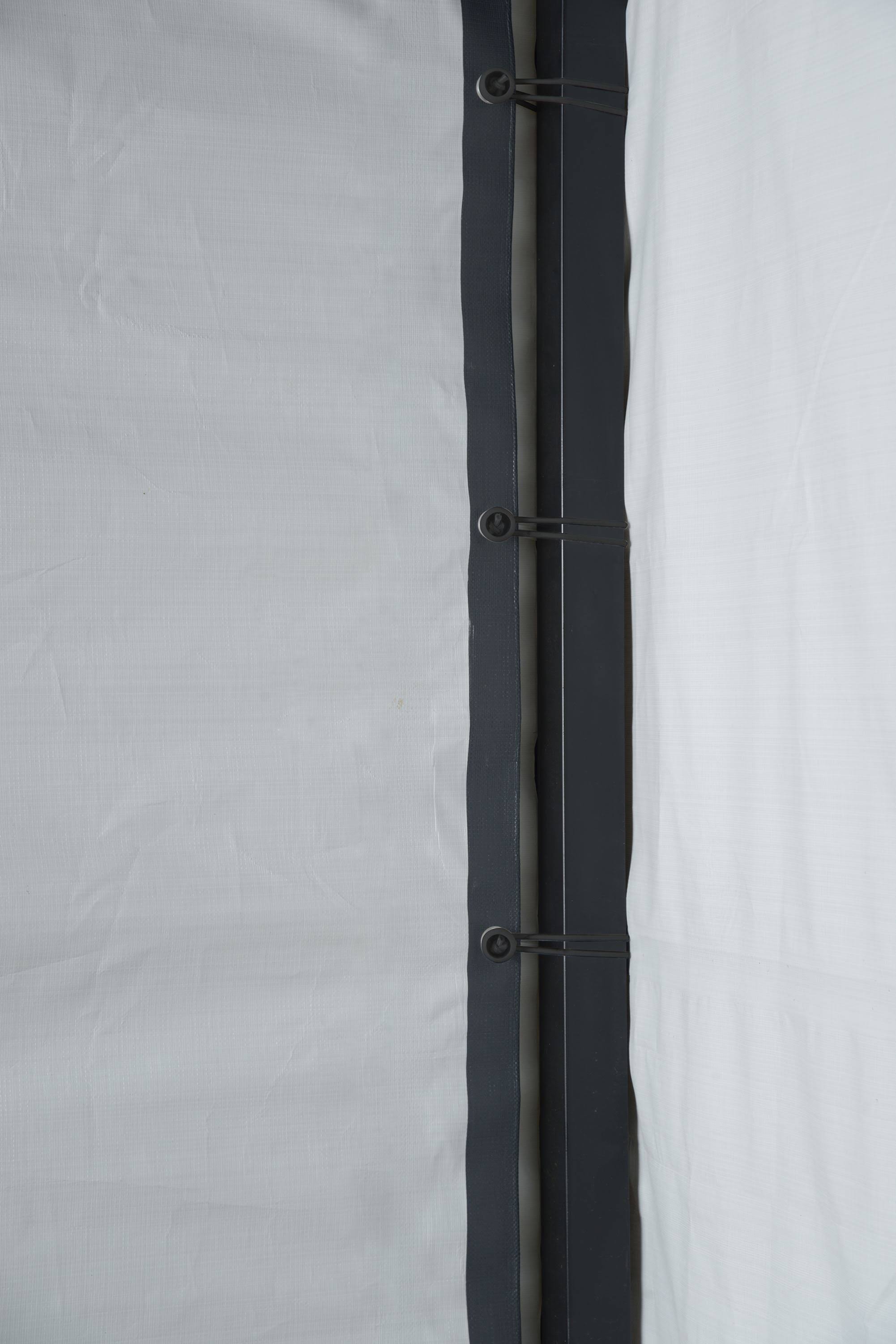 Arrow Carport 20 ft. x 20 ft. Enclosure Kit, Gray