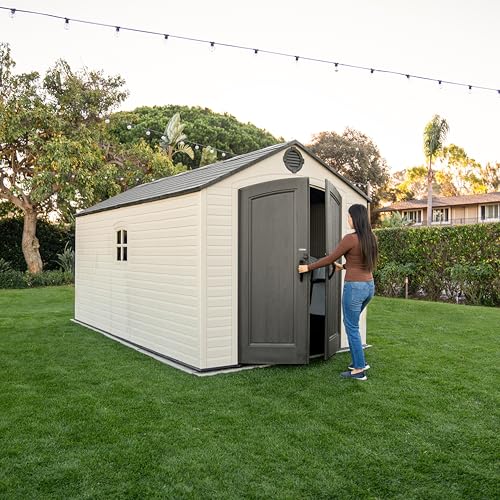 Lifetime Outdoor Storage Shed, 8 x 15 Foot