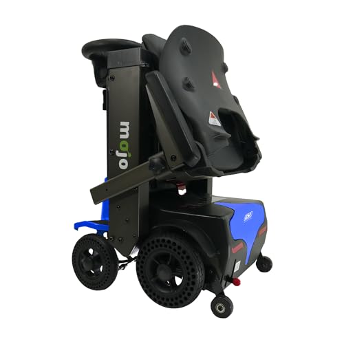 Mojo Auto-Folding Mobility Scooter for Adults - Remote Control | Lightweight | 300lb Weight Capacity | Long Range Power Extended Battery and Comfortable Seat, Basket and Front LED Light - Lemony-Lime