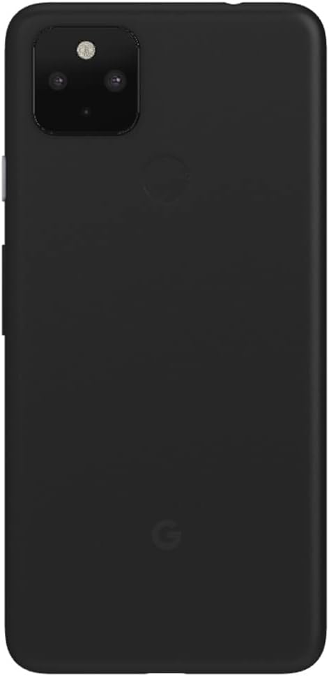 Google Pixel 4a with 5G (128GB, 6GB) 6.2" OLED, Snapdragon 765G, 4K Dual Camera, 4G LTE Fully Unlocked (for AT&T, T-Mobile, Verizon, Global) (US 5G Model w/Fast Car Charger, Just Black) (Renewed)