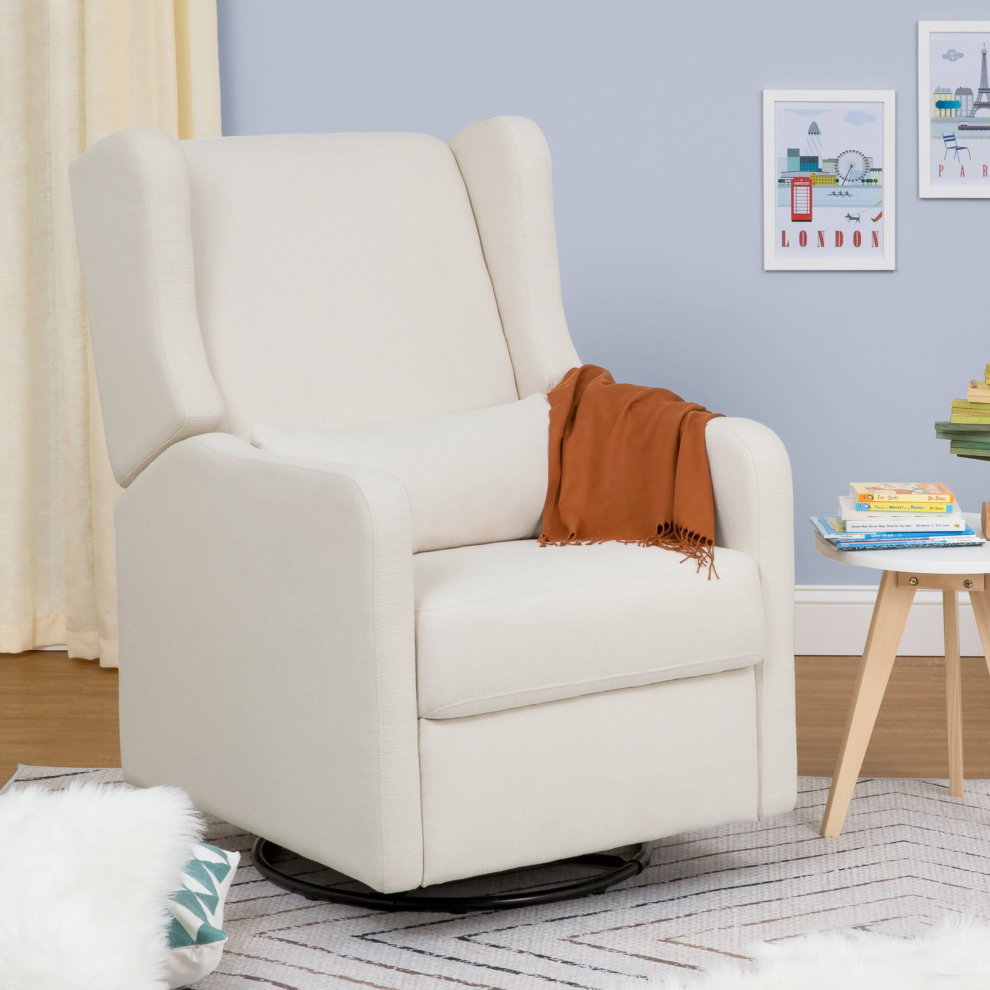 Carter&s by Davinci Arlo Recliner and Swivel Glider in Performance Cream Linen