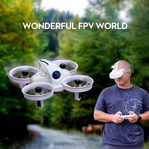 Mini FPV Drone Kit for Beginners, First-Person View Drone with FPV Goggles Suitable for Novice Practice Drones, Super-Wide 120° MINI FPV Drone With Low-Latency 5.8G Transmission