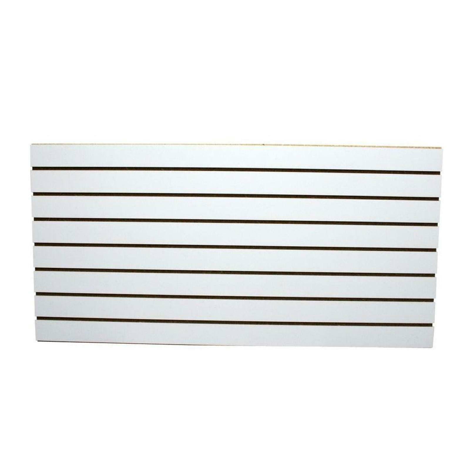 2 ft. x 4 ft. White Slatwall Easy Panel (2-Piece per Box)