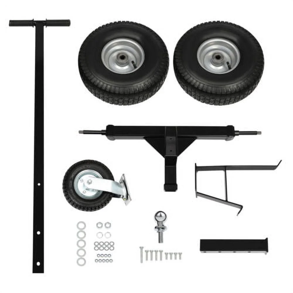Adjustable Trailer Dolly Trailer Mover Dolly 800 lb Manual Dolly w/ 3 Casters US
