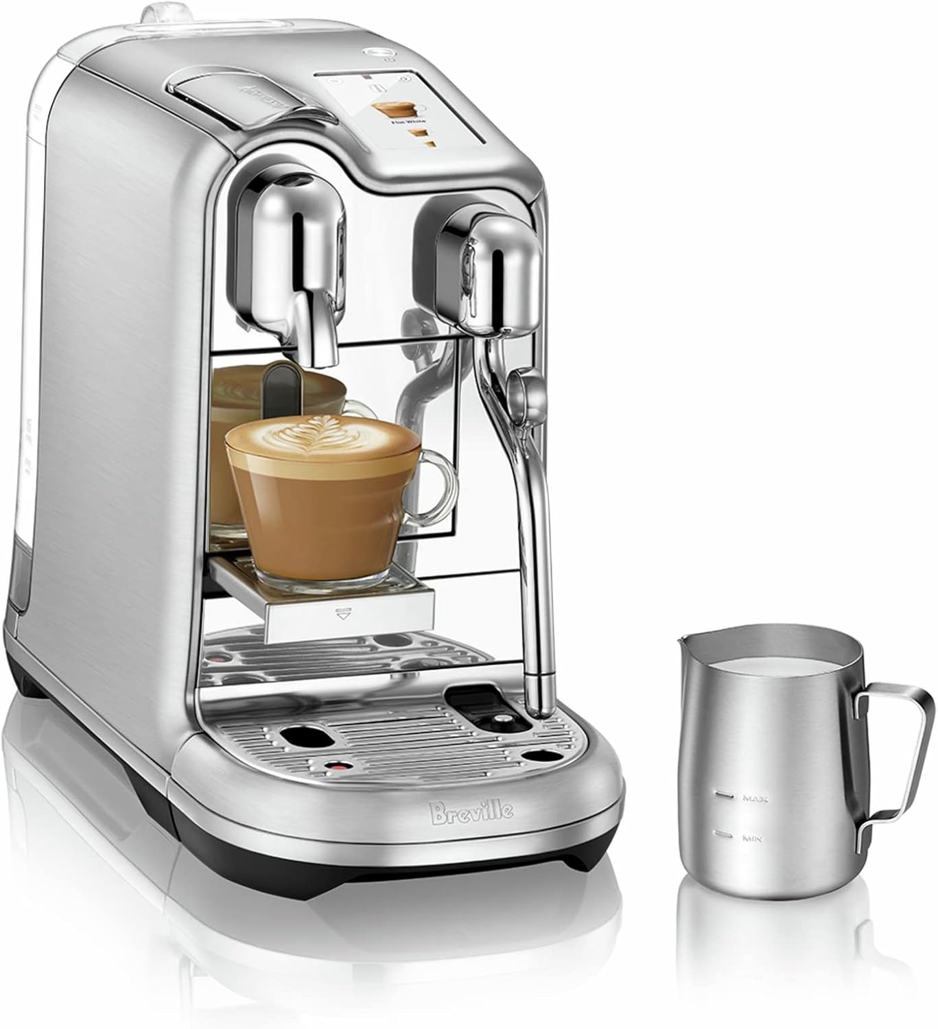 Breville Nespresso Creatista Pro BNE900BSS, 1500 watts, Brushed Stainless Steel