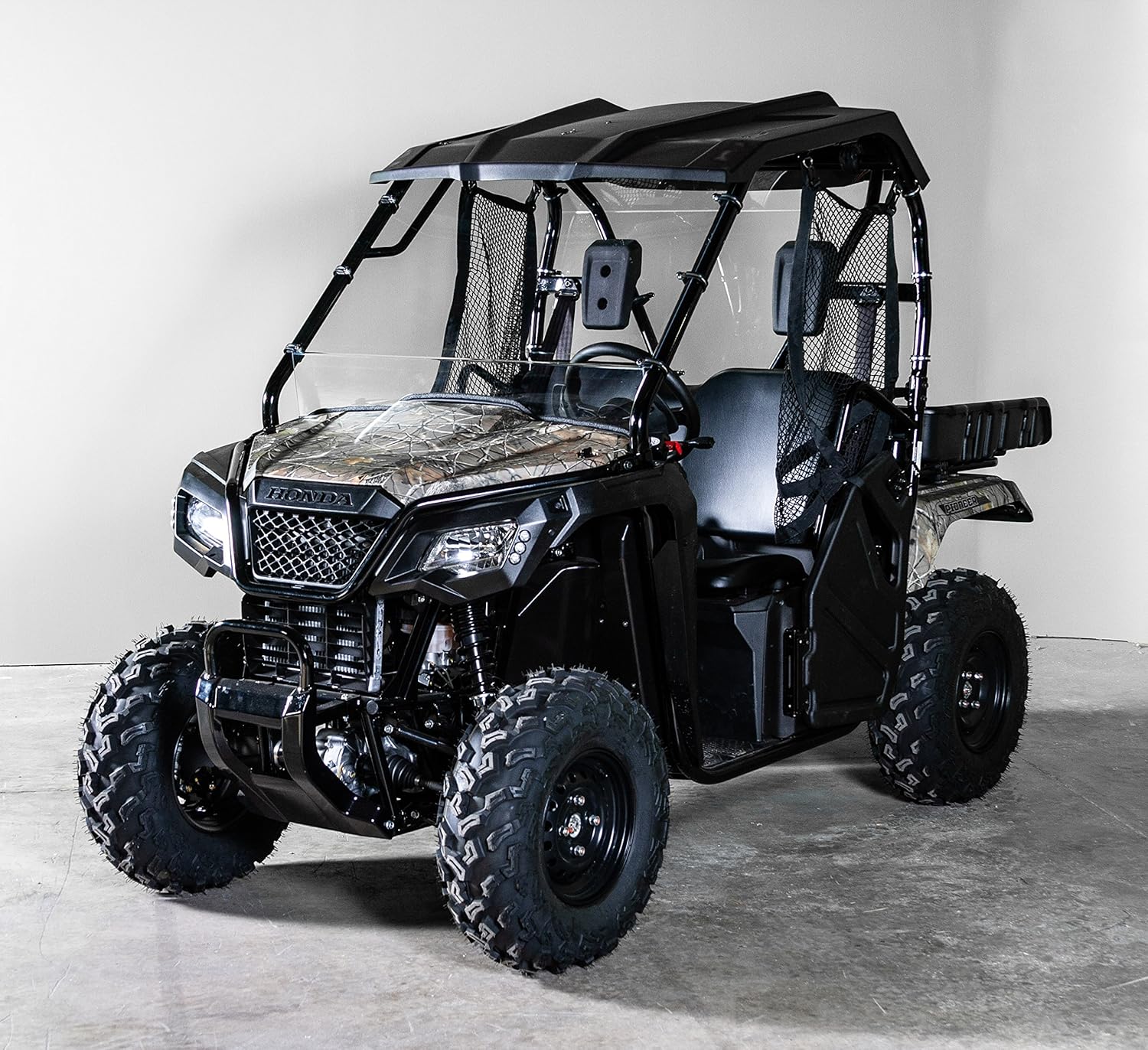 Compatible with Honda Pioneer 500 Full UTV Windshield 3/16" - Models 2016 & older - Made in the USA!.