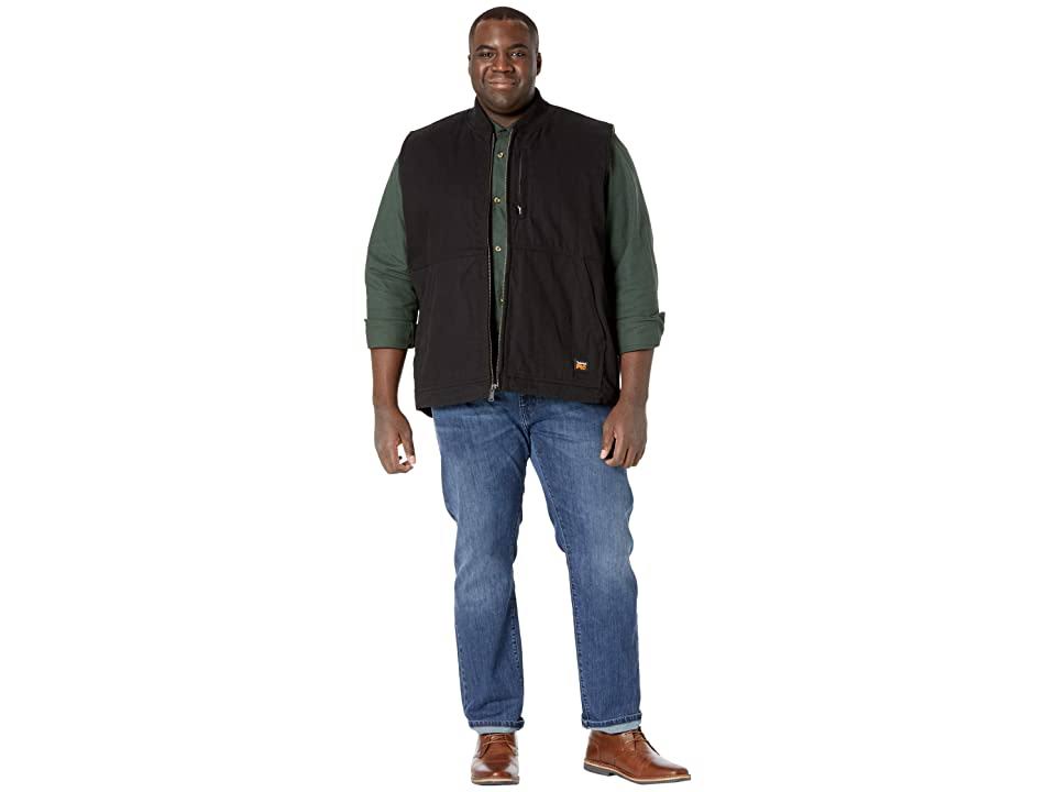 Timberland Pro Men&s Gritman Lined Canvas Vest, Jet Black