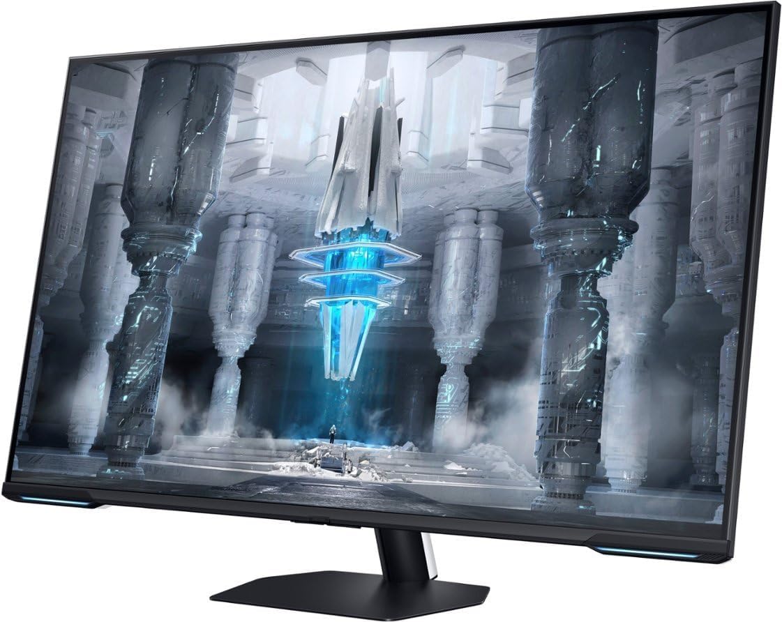 SAMSUNG - Odyssey Neo G7 43" Mini 4K UHD 1ms AMD FreeSync Premium Pro Smart Gaming Monitor with HDR600 - Black LS43CG700NNXZA