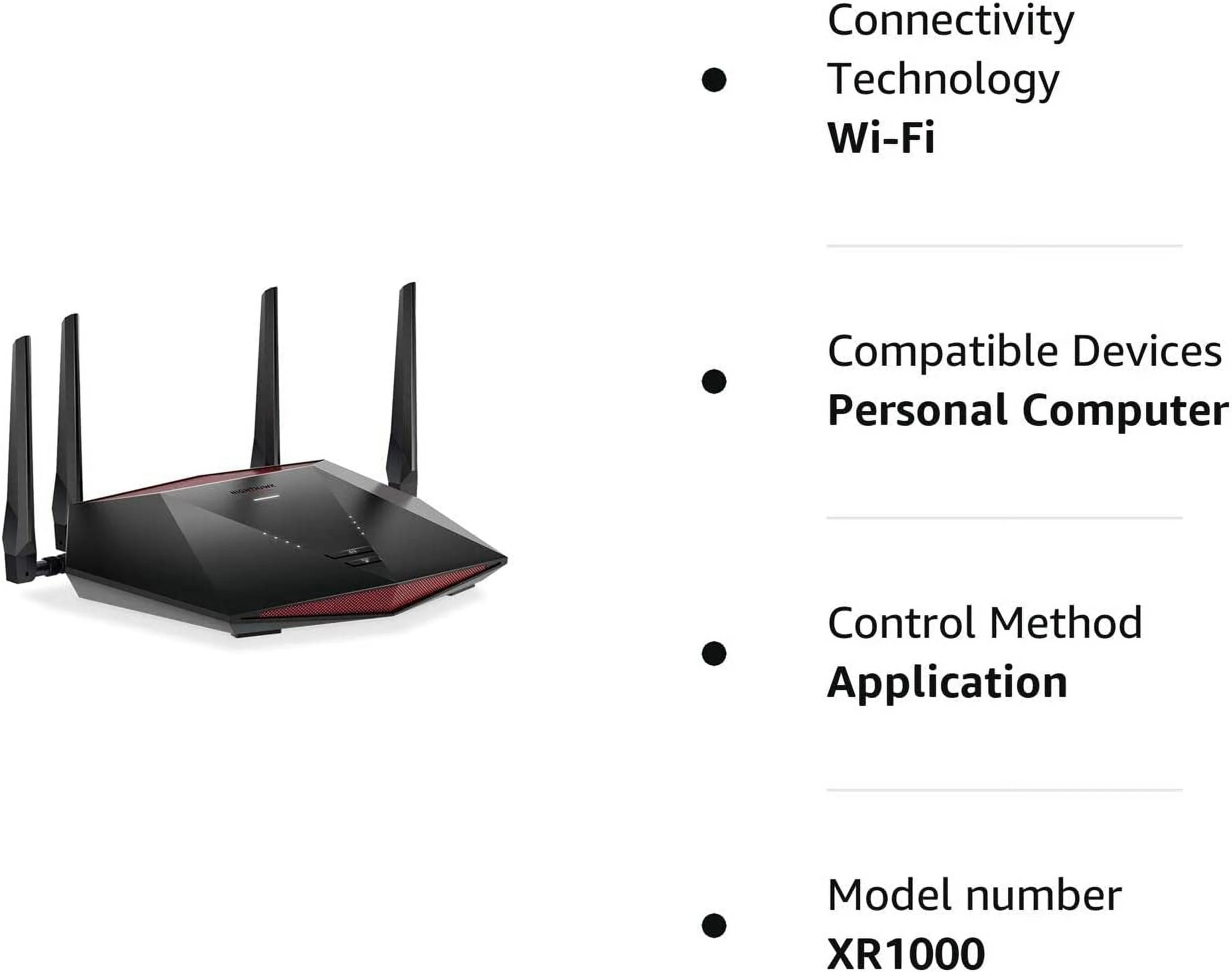 Restored NETGEAR Nighthawk Pro Gaming 6-Stream WiFi 6 Router Wireless Speed (up to 5.4Gbps) DumaOS 3.0 Optimizes4 x 1G Ethernet and 1 x 3.0 USB Ports () (Refurbished)