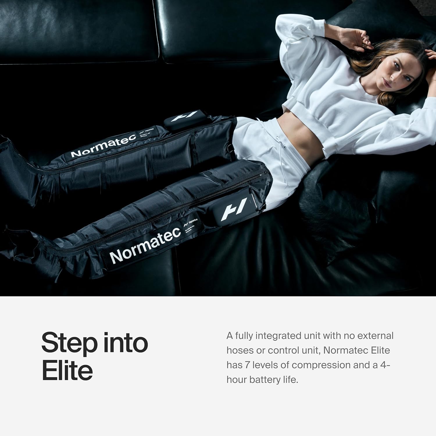Hyperice Normatec Elite - Standard Size - Cordless Recovery System with Patented Dynamic Compression Massage Technology