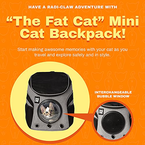 Fat Cat Backpack Carrier - Airline Approved Cat Carrier with Space Capsule Bubble for for Small Cats, Kitten - Premium Stray Cat Carrier Backpack for Outdoor, Travel, Hiking, Pet Supplies