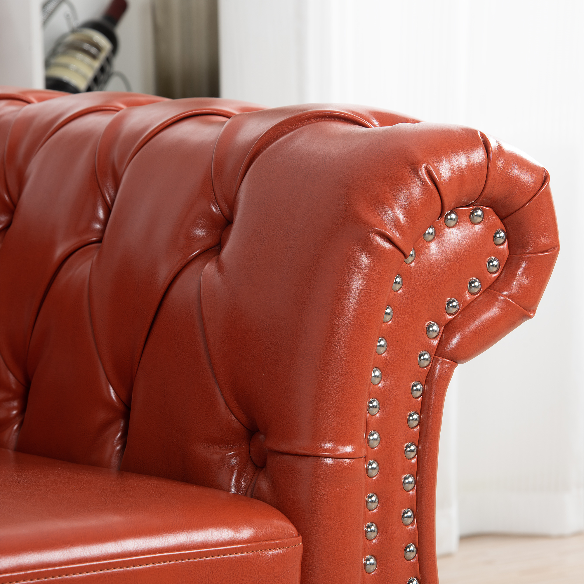 Luxurious Chesterfield Sofa - 114.64 - Elegant Comfort