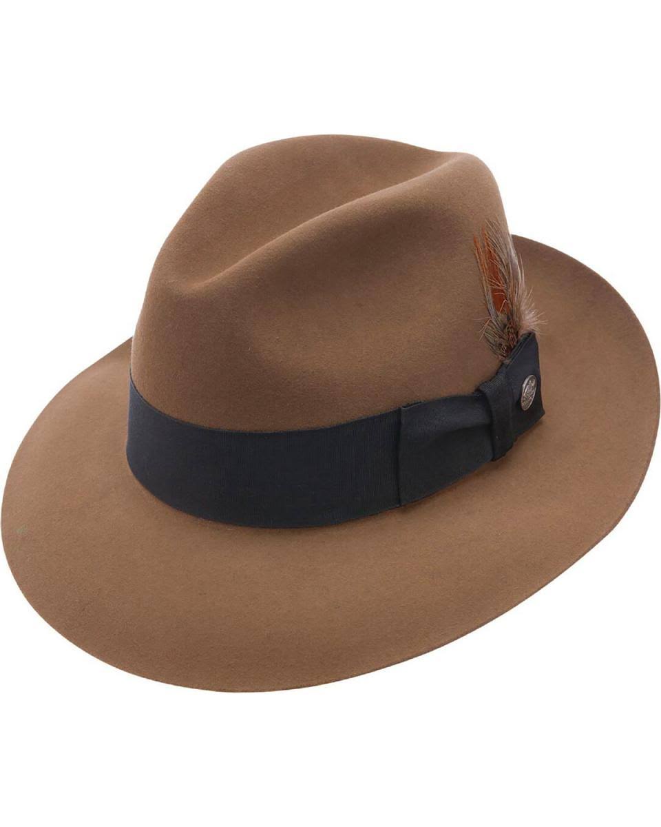 Stetson Temple Fur Felt Fedora Hat