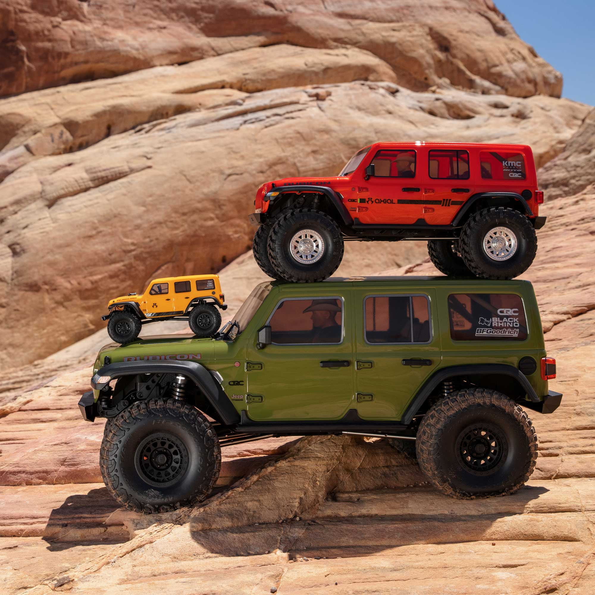 Axial RC Truck 1/6 SCX6 Jeep JLU Wrangler 4 Wheel Drive Rock Crawler RTR Batteries and Charger Not Included Green AXI05000T1 Trucks Electric RTR Other