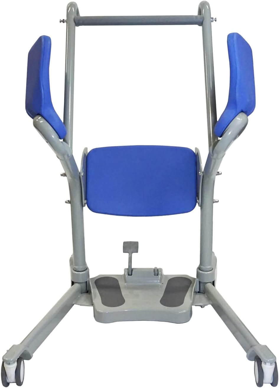Ascend & GO - Manual Sit to Stand Elderly Assist Transfer Patient Lift Aid, Standing Assist Lift, Senior Transport Assistance Patient Chair, Stand Up Lift - Homecare Professional Use 400lbs. Lift Cap