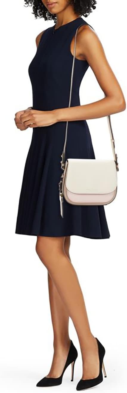 Marc Jacobs Rider Leather Crossbody Bag, Marshmallow Multi