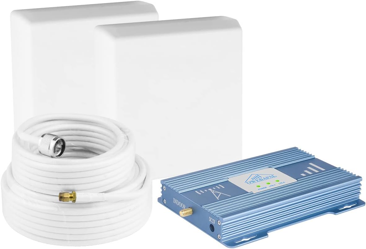 Verizon Cell Phone Signal Booster for Home 5G 4G LTE T Mobile AT&T Signal Booster Verizon Signal Booster Cell Phone Extender Cell Signal Booster Cell Phone Booster for Home All U.S. Carriers 5000 sqft