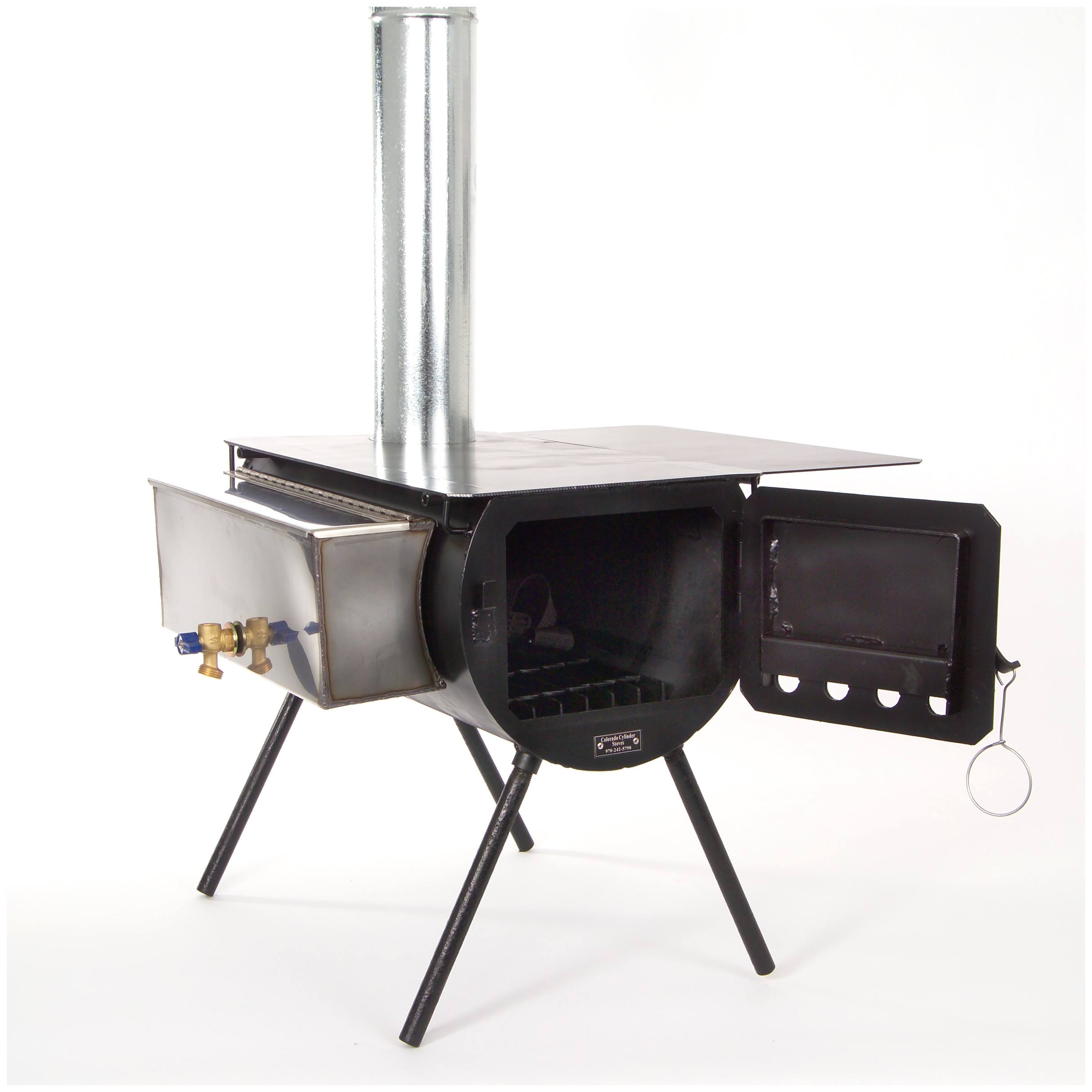 Colorado Cylinder Stoves Spruce Tent Stove Package