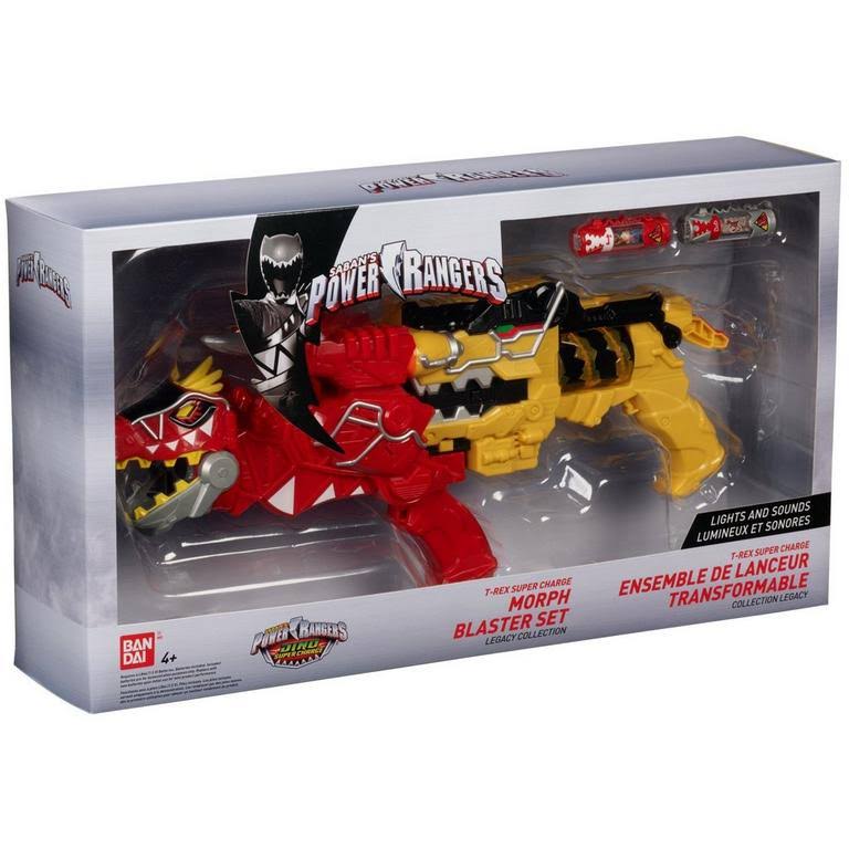Power Rangers Dino Super Charge Morper and T-Rex Morpher Blaster Set