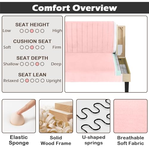 STHOUYN 3 Piece Living Room Furniture Sets, 3 Seat Couch and Loveseat with 2 USB, Single Sofa Accent Chair, Modern Small Couches for Small Spaces, Bedroom, Apartment (Dark Grey)