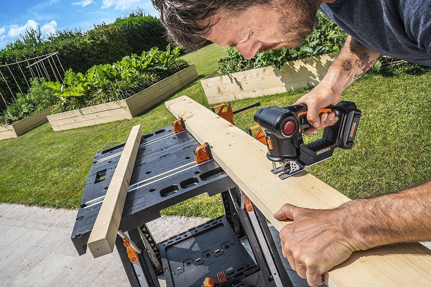 Worx WX550L.9 20V Axis 2-in-1 Reciprocating Saw and Jigsaw Tool Only