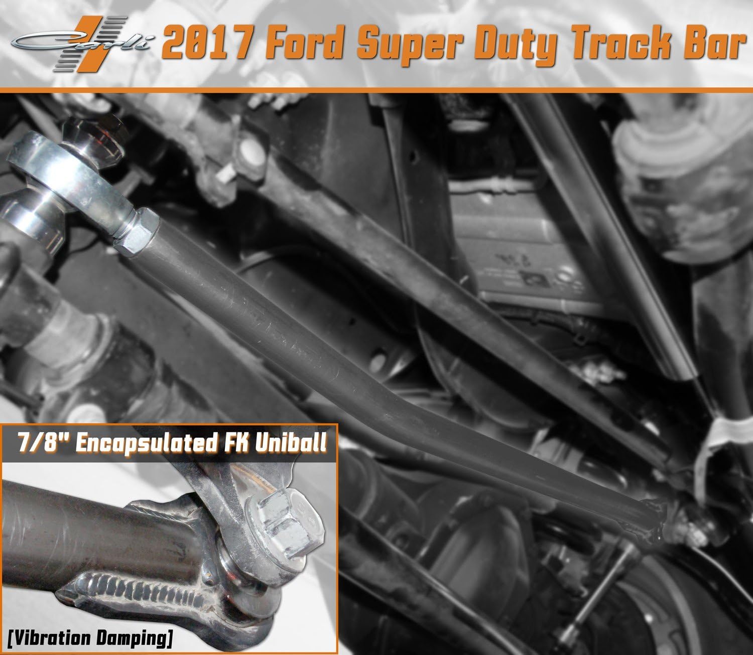 Carli Suspension 05-16 Ford F250/F350 Adjustable Front Track Bar