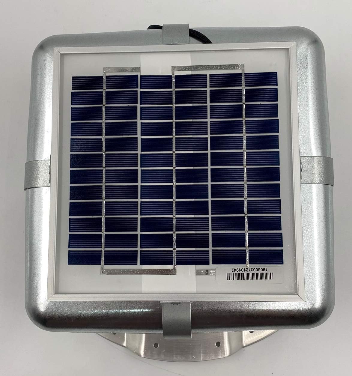 Solar RoofBlaster for Conex Containers with Galvanized Vent | Solar Roof Vent | Solar Roof Exhaust Fan for Conex Shipping Containers