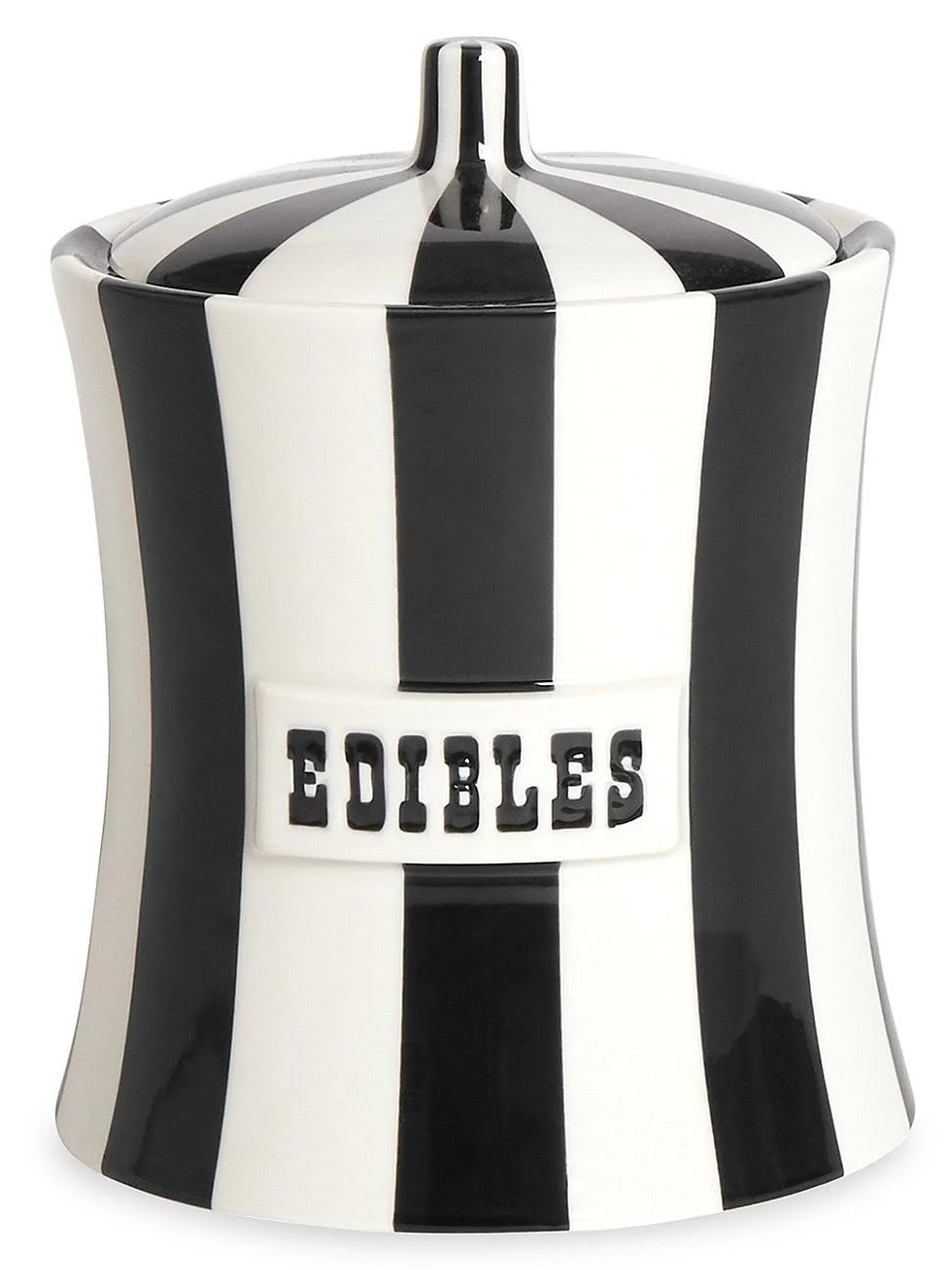 Jonathan Adler - Vice Canister - Edibles - Black/White