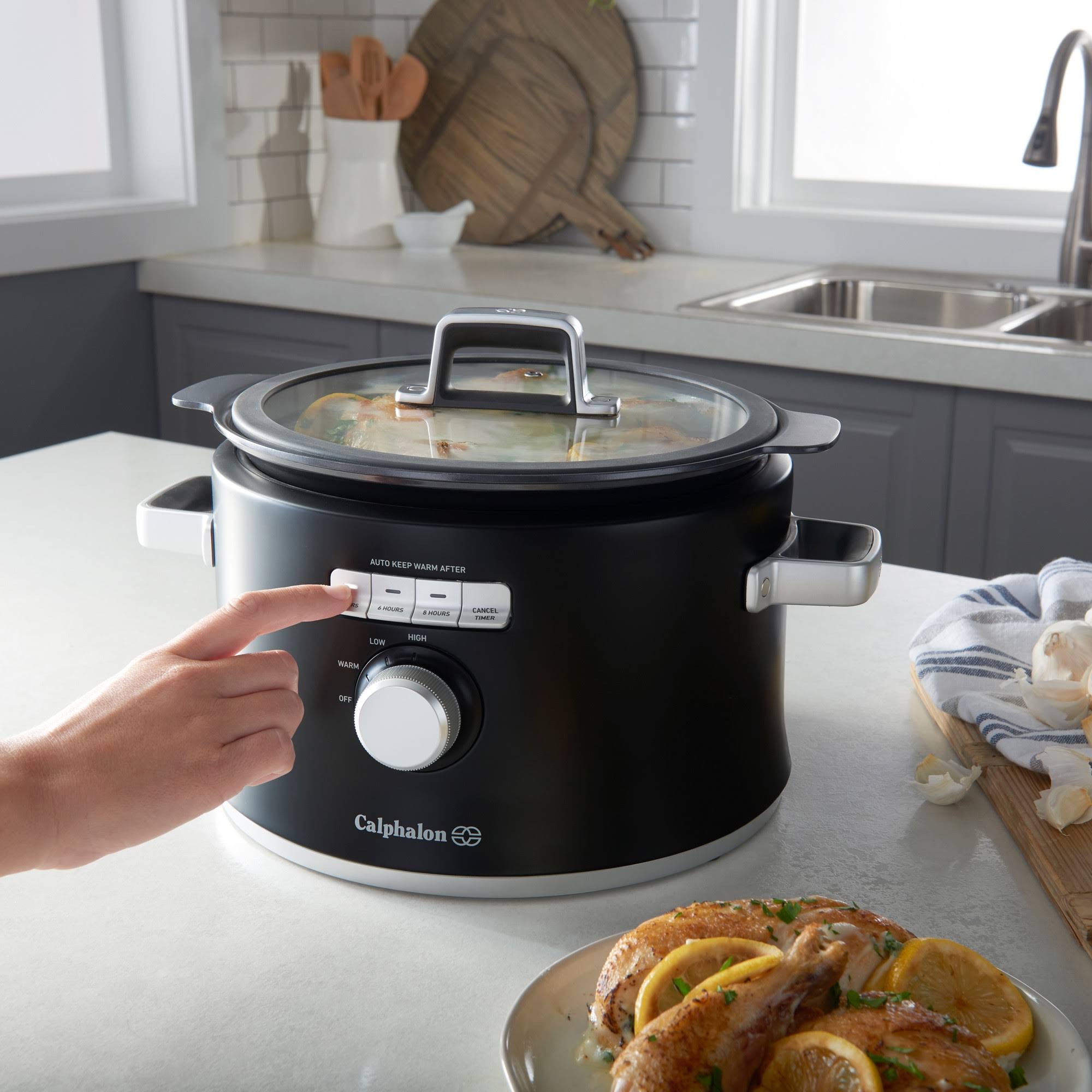 Calphalon Precision Control Slow Cooker - Matte Black