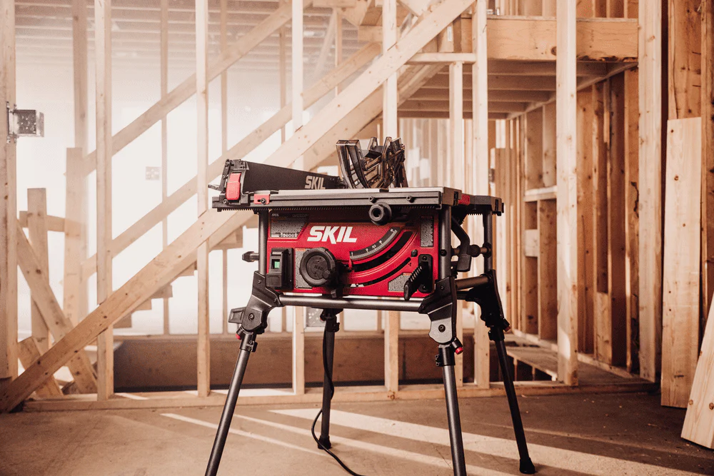 SKIL 15 Amp 10'' Corded Electric Table Saw with Folding Stand