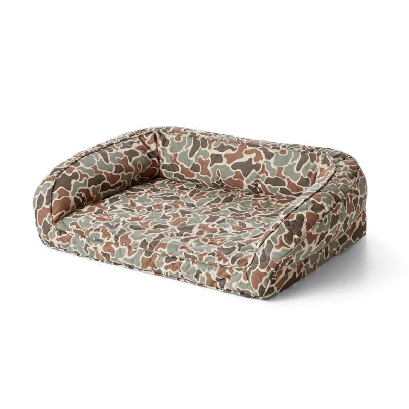 Orvis Memory Foam Bolster Dog Bed | Camo | Size Medium Dogs Up to 60 lbs
