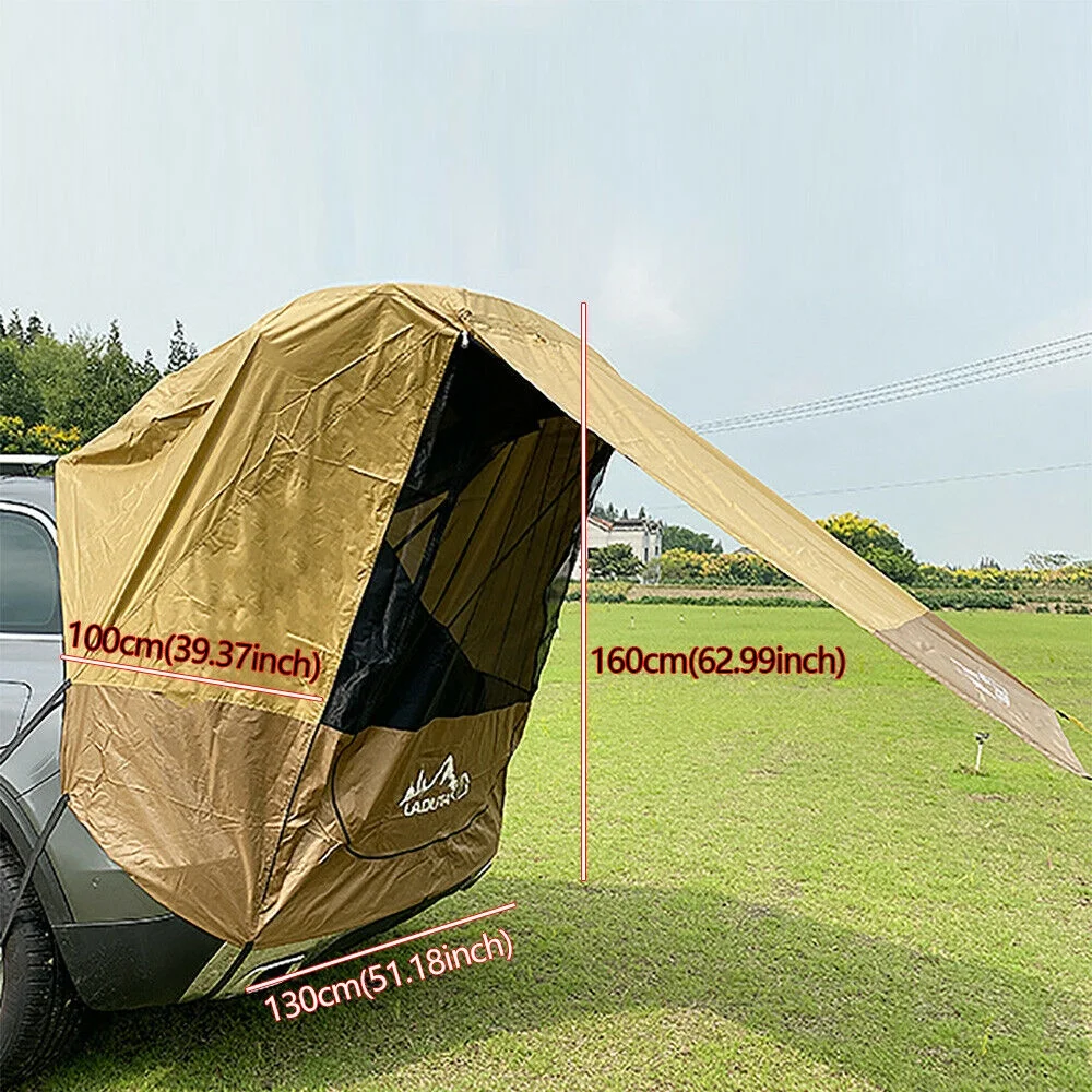 Car Tent Awning SUV Truck Tailgate Shelter Camping Travel Outdoor Sunshade Canopy
