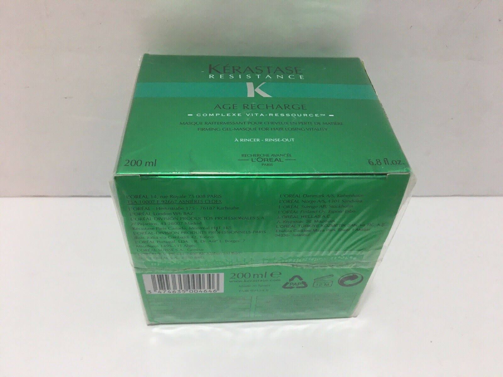 Kerastase Resistance Age Recharge Firming Gel Masque 6.8 oz