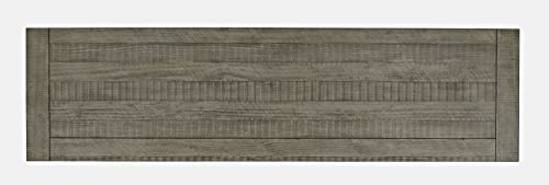 Jofran Telluride Rustic Distressed Pine 70" Four Drawer Sideboard Buffet Server, Server Only, Driftwood Grey