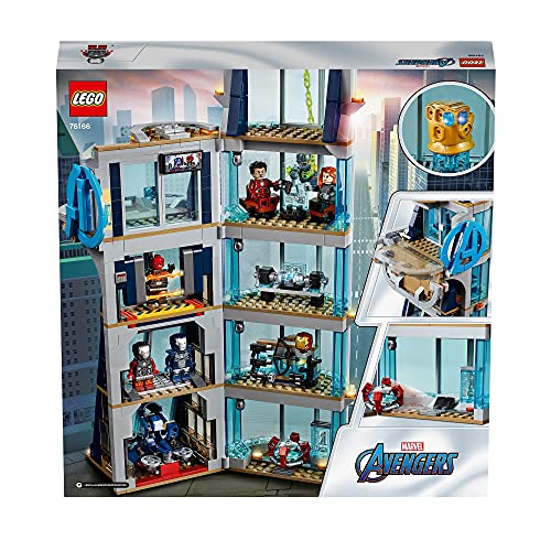 Lego 76166 Marvel Avengers Tower Battle Set with Iron Man, Black Widow & Red Skull
