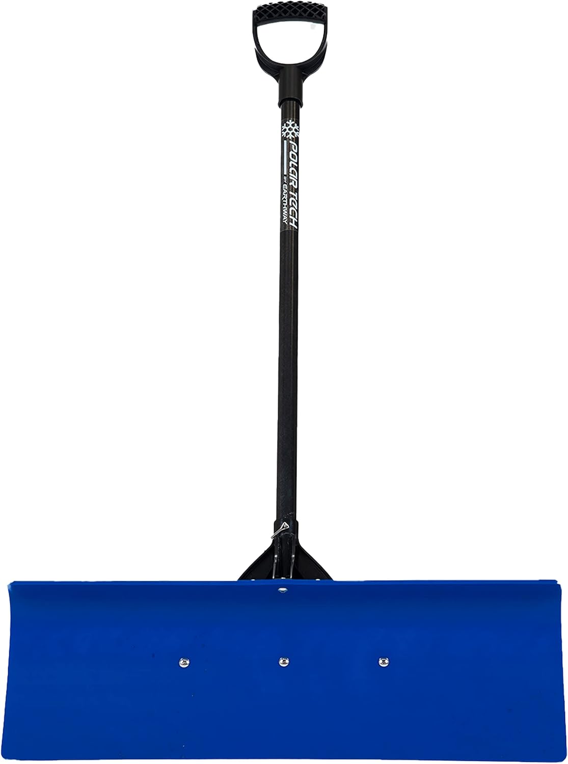EarthWay 30" Professional Snow Pusher with Fiberglass Shaft, Snow Shovel for driveways, Snow Pusher for Tall People, D-Shaped Handle, and Quick Assembly, Polar Tech Pack of 2