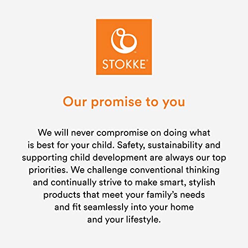 Stokke Clikk High Chair, Midnight - All-in-One High Chair with Tray + Harness - Light, Durable & Travel Friendly - Ergonomic with Adjustable Features - Best for 6-36 Months or Up to 33 lbs