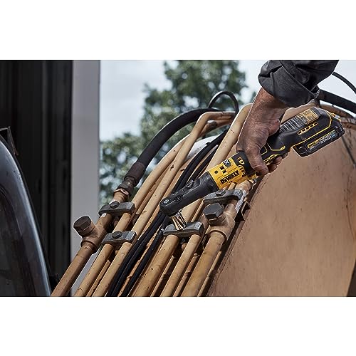 DEWALT 20V MAX XR Cordless Ratchet Set, 3/8" and 1/2" Sealed Head Ratchet, Battery and Charger Included (DCF510GE1)