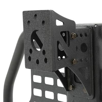 Smittybilt 76896 XRC Atlas Rear Bumper and Tire Carrier - Black Fits select: 2015-2018 JEEP WRANGLER UNLIMITED, 2012-2014 JEEP WRANGLER