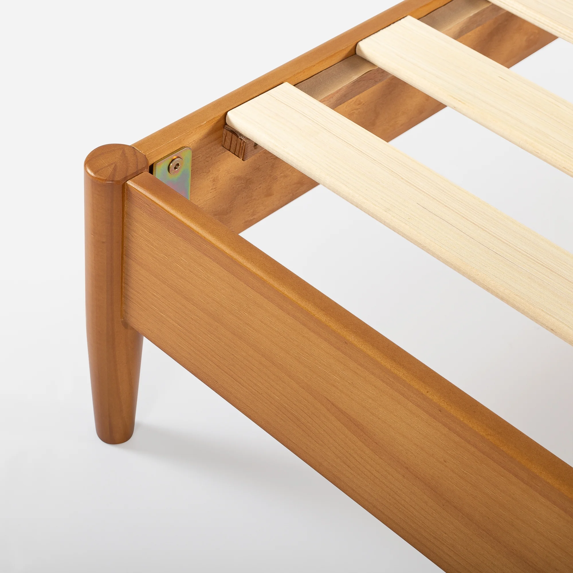 Zinus Allen 35" Mid Century Wood Platform Bed Frame, Full
