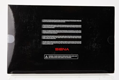Sena 20S EVO Motorcycle Bluetooth Headset Communication System with HD Speakers,Black SC-A0325 High Definition Speakers