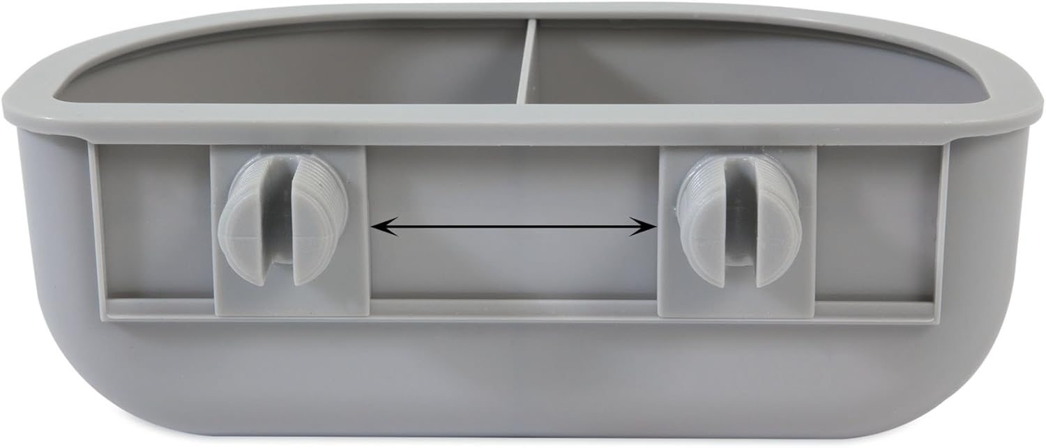 Petmate Ultra Vari Dog Kennel for Medium Dogs (Durable, Heavy Duty Dog Travel Crate, Made with Recycled Materials, 32 in. Long) 30 to 50 lbs & Double Diner Kennel Bowl