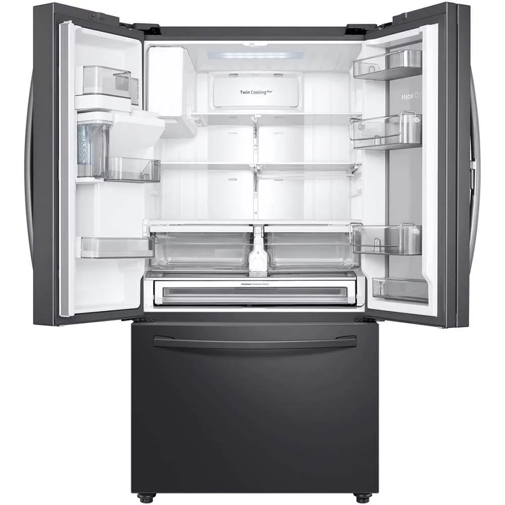 Samsung RF28R6301SG 28 Cu. Ft. 3-Door French Door Refrigerator - Black Stainless