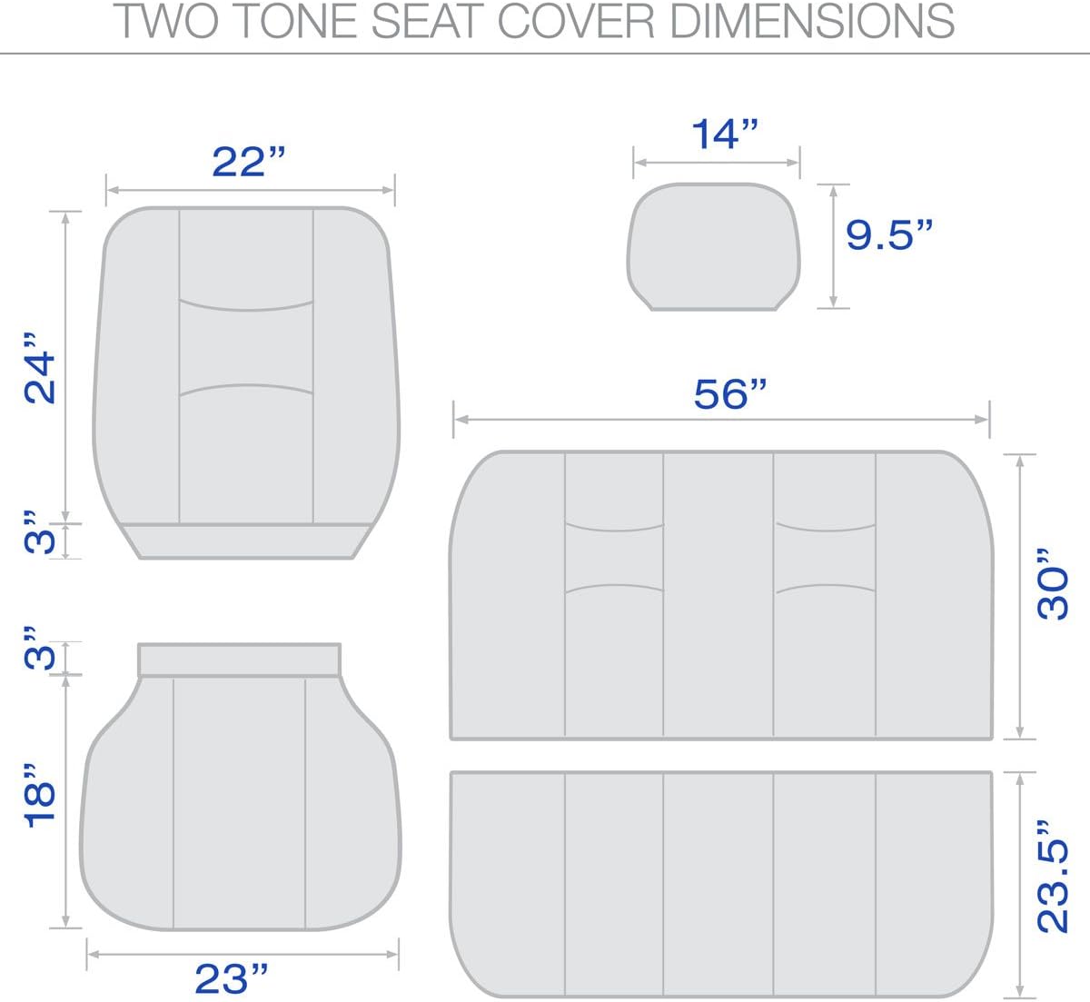 BDK Sport Series"Rome Sport" Black/Red Stripe Seat Covers w/Split Bench & Vinyl Trim Carpet Mats Full Set