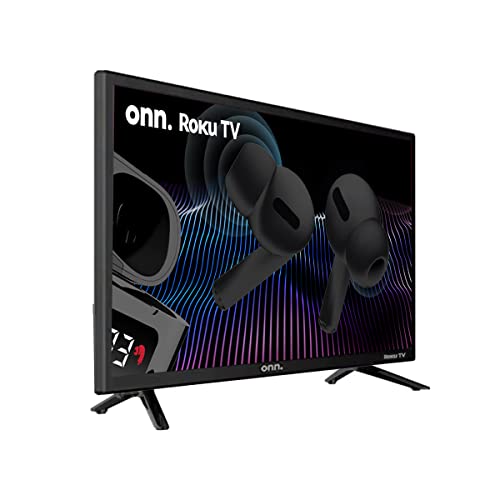 ONN TV Roku Series 1 LED Smart TV + Free Wall Mount with Wi-Fi Compatible with Alexa and Google Home